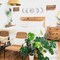 5 PCS Scandinavian Natural Decor Acrylic Wall Decorative Mirror Interior Design Wooden Moon Phase Mirror Bohemian Wall Decoration for Home Living Room Bedroom Decor - Acrylic,Not Real Mirror(Beige)